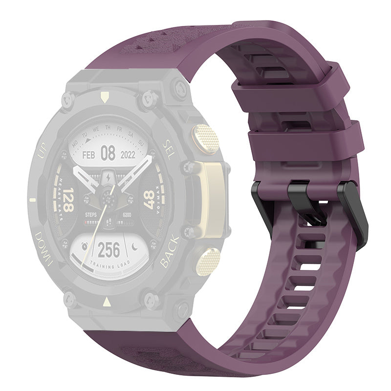 For Huami Amazfit T-Rex 2 Solid Color Soft Silicone Sports Smart Watch Band Replacement Wrist Strap For Huami Amazfit T-Rex 2 Solid Color Soft Silicone Sports Smart Watch Band Replacement Wrist Strap